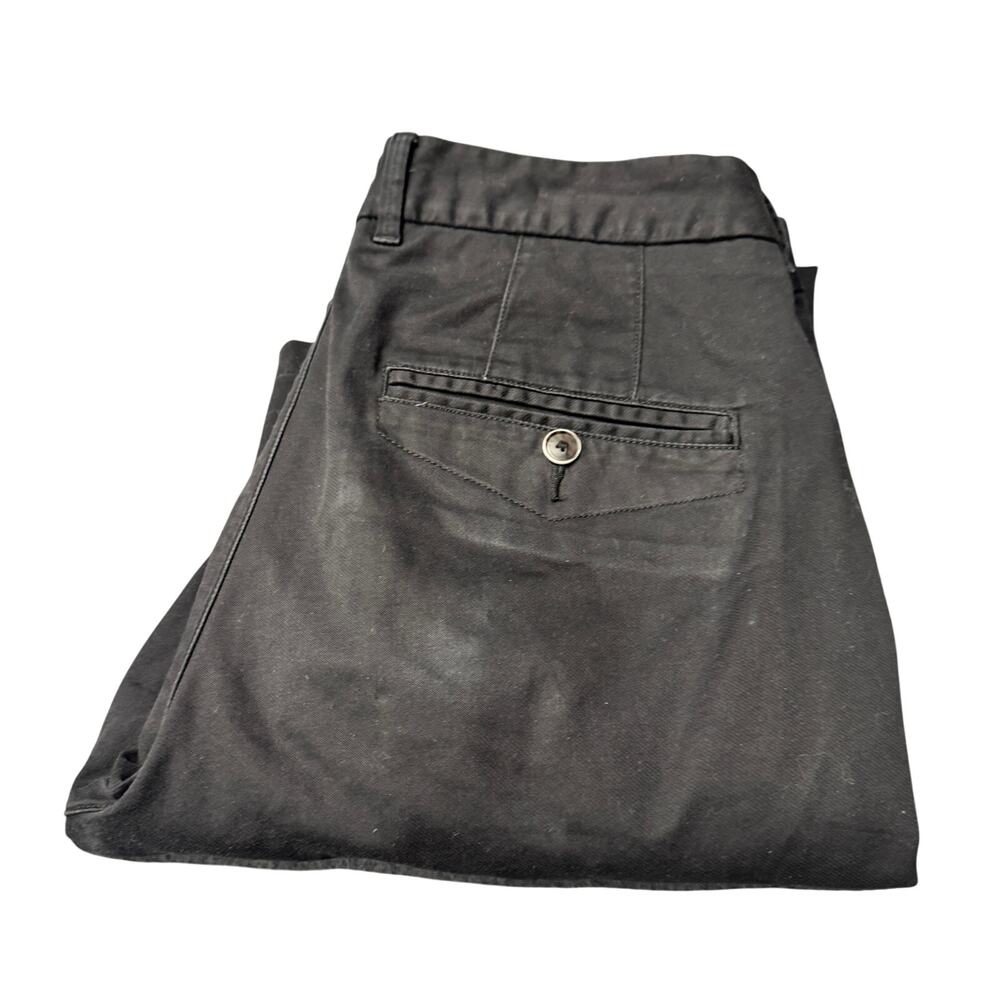 Perk Chino Pants‎ Slim Stretch Black Feel Good Cotton Blend Mens 33x32 (33x31.5)